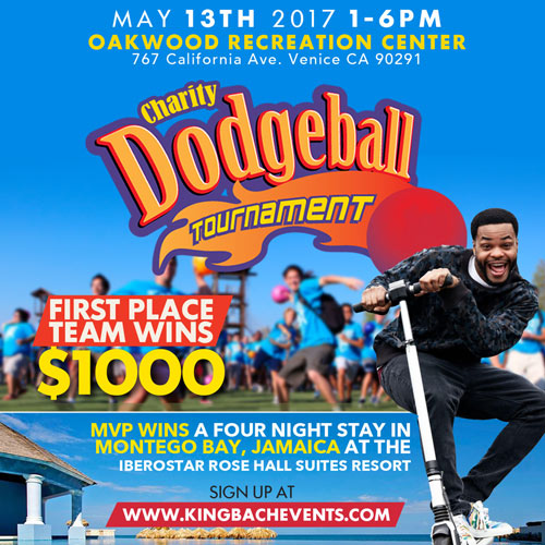 Andrew Bachelor King Bach Charity Dodgeball Event
